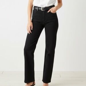 Abercrombie Black 90s Relaxed High Rise Jean 27